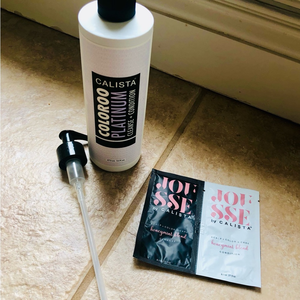 New Calista Coloroo Platinum Cleanse and Condition - 16oz
